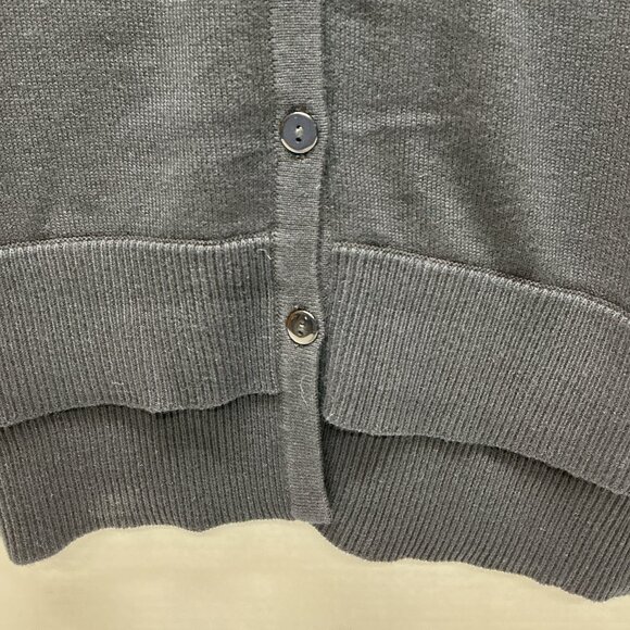 SMALL CARDIGAN BUTTON UP BLACK NEW JOAN RIVERS A366313 - Picture 7 of 11